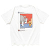 (ZT1469) Cat Threads Graphic Tee