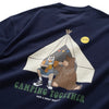 (ZT1472) Camping Together Graphic Pocket Tee