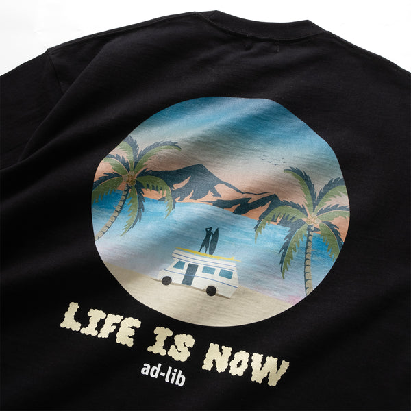 (ZT1482) Hawaii Surfing Graphic Pocket Tee