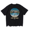 (ZT1482) Hawaii Surfing Graphic Pocket Tee