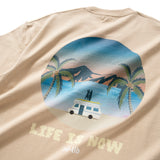 (ZT1482) Hawaii Surfing Graphic Pocket Tee