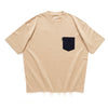 (ZT1485) Grand Canyon Cat Embroidery Pocket Tee