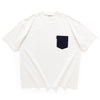 (ZT1485) Grand Canyon Cat Embroidery Pocket Tee