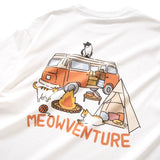 (ZT1487) Meowventure Embroidery Graphic Tee