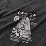 (ZT1488) Cat Alone Graphic Tee