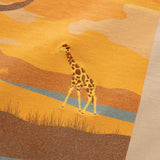 (ZT1511) Giraffe Embroidery Double Pocket Tee