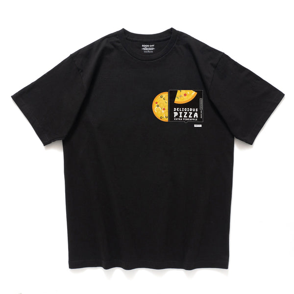 (ZT1518) Extra Pineapple Pizza Graphic Pocket Tee