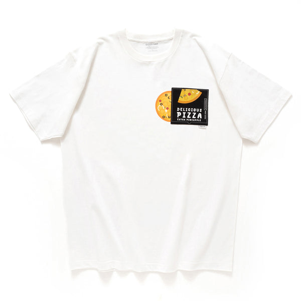 (ZT1518) Extra Pineapple Pizza Graphic Pocket Tee