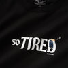 (ZT1532) So Tired Graphic Embroidery Tee