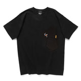 (ZT1533) Climbing Embroidery 2 Pockets Tee