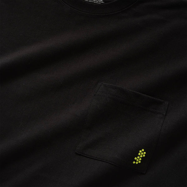 (ZT1537) 14 Green Balls Embroidery Pocket Tee