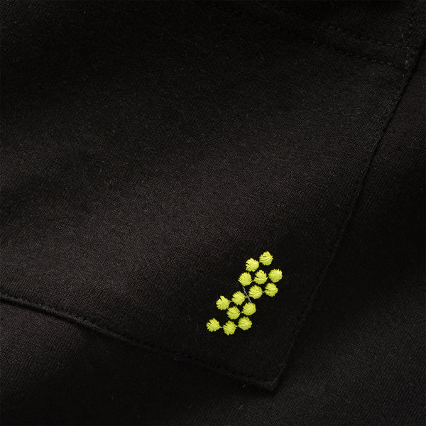 (ZT1537) 14 Green Balls Embroidery Pocket Tee