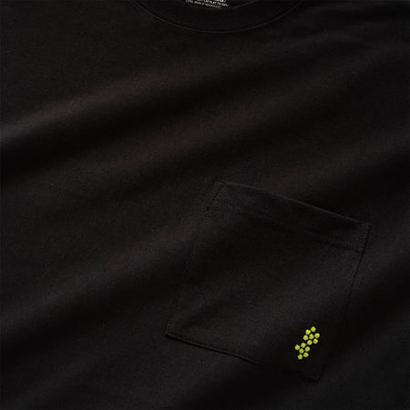 (ZT1537) 14 Green Balls Embroidery Pocket Tee