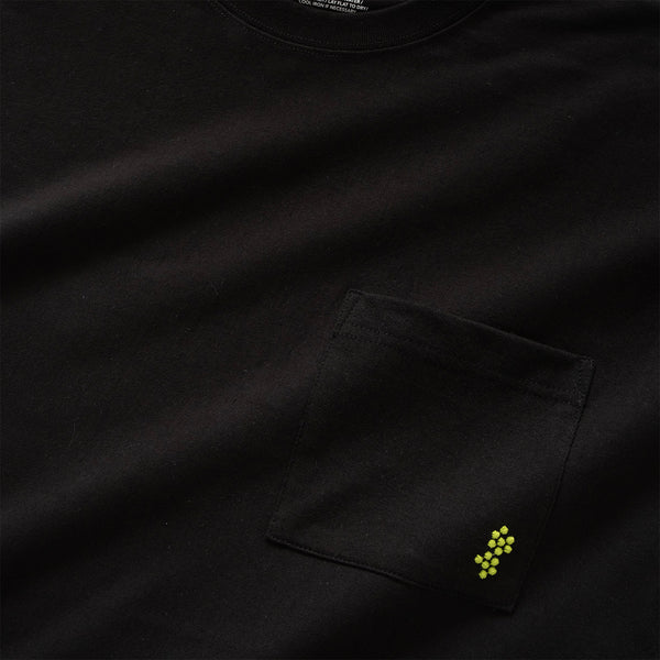 (ZT1542) 13 Green Balls Embroidery Pocket Tee