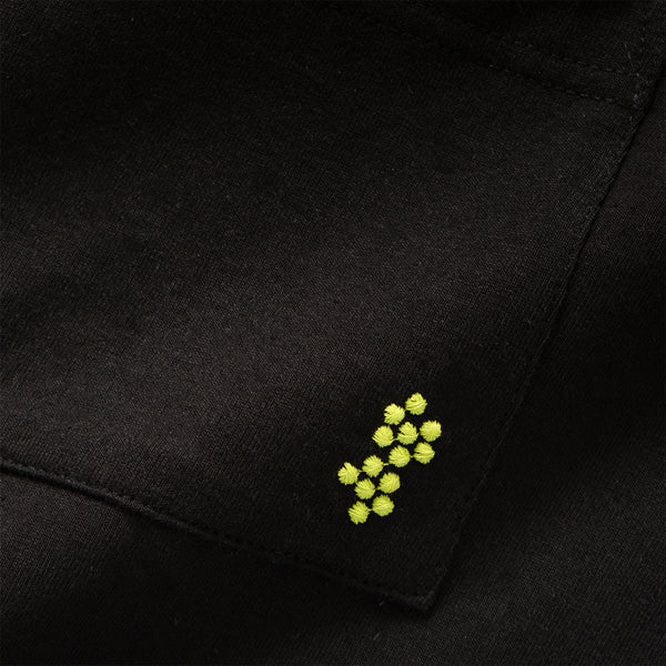 (ZT1542) 13 Green Balls Embroidery Pocket Tee