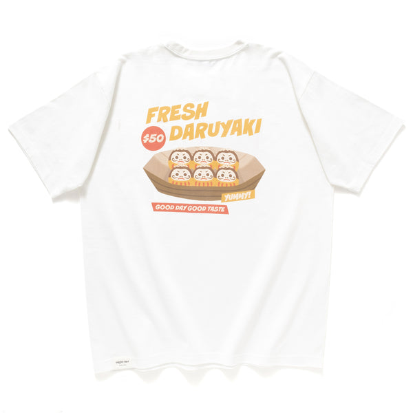 (ZT1561) Fresh Daruyaki Graphic Embroidery Tee