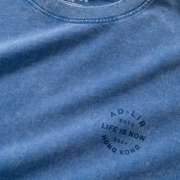 (ZT1597) Life !s Now Washed Tee