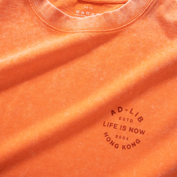 (ZT1597) Life !s Now Washed Tee