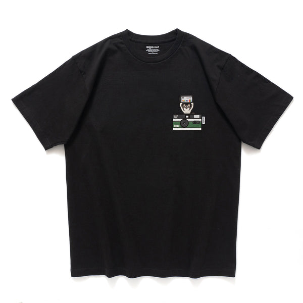 (ZT1505) Animal Camera Graphic Pocket Tee