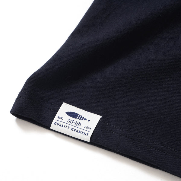 (ZT1473) Indigo Fish Pocket Tee