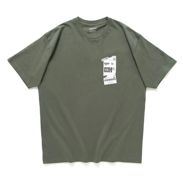 (ZT898) Flight Ticket Graphic Tee