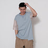 (TP904) Patchwork Sleeve Tee